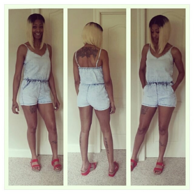 Image of  Denim Romper