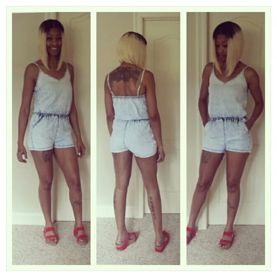 Image of  Denim Romper
