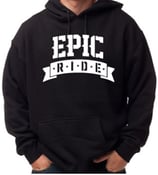 Image of Epic Ride Pullover Hooded Sweatshirt - Black