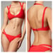 Image of High Waisted v-neck Bandage Bikini