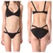 Image of High Waisted v-neck Bandage Bikini