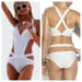 Image of Cut Out Front Bandage Swimsuit