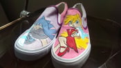 Image of Panty & Stocking Hand Painted Custom Shoes(Size 8)