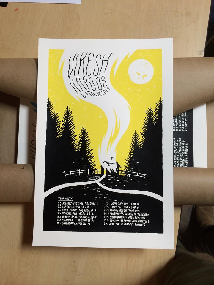 Image of Limited Edition UK Tour Screenprint Poster