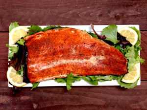 Image of 1 pound fillet of Syd's Traditional Canadian Smoked Salmon