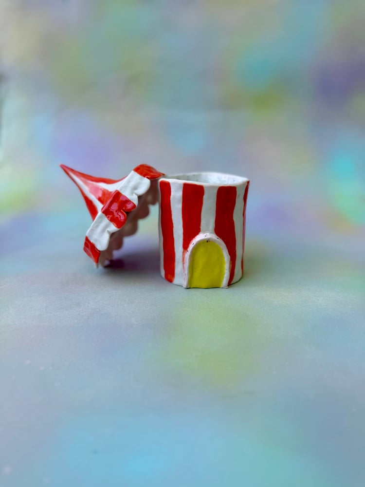 Image of circus tent jar