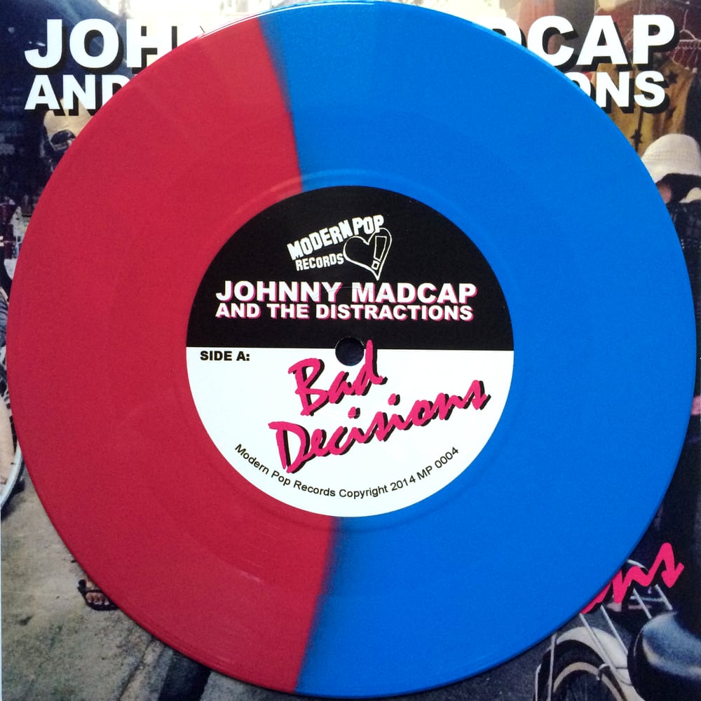 Image of Bad Decisions 7" - Pink and Blue Vinyl