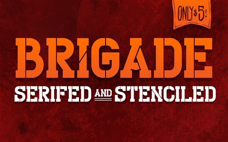 Image of "Brigade" Font