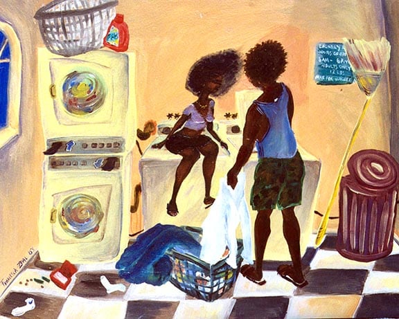 Image of "Lovers Doin' Laundry" 