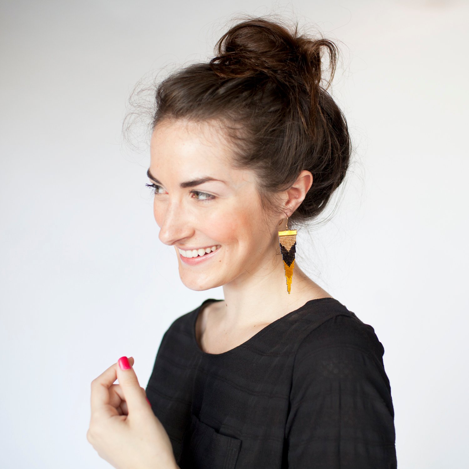 Image of Tokyo // Loom-beaded Earrings