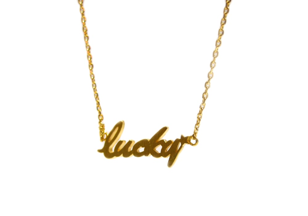 Image of get lucky necklace