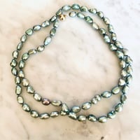 Image 1 of MOSSY MINT GREEN PEARLS