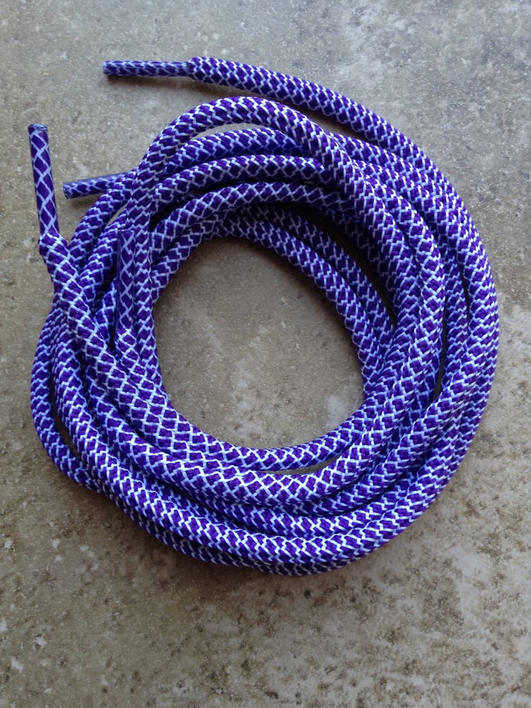 Image of Purple/White