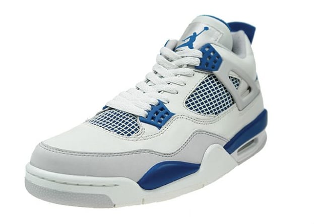 Image of Nike Air Jordan Retro 4 Military Blue