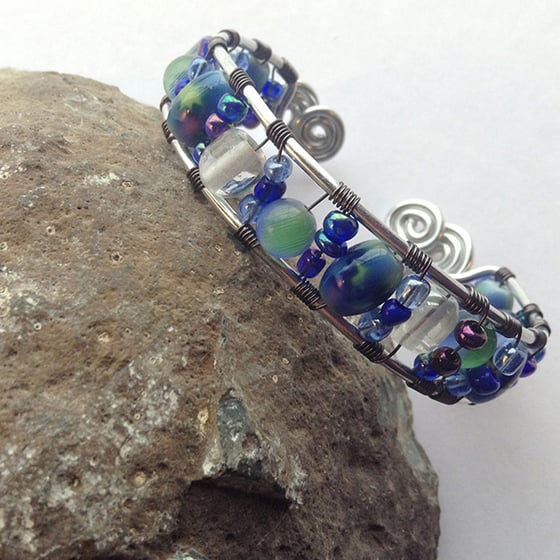 Image of Earthly Blue-Adjustable Bracelet