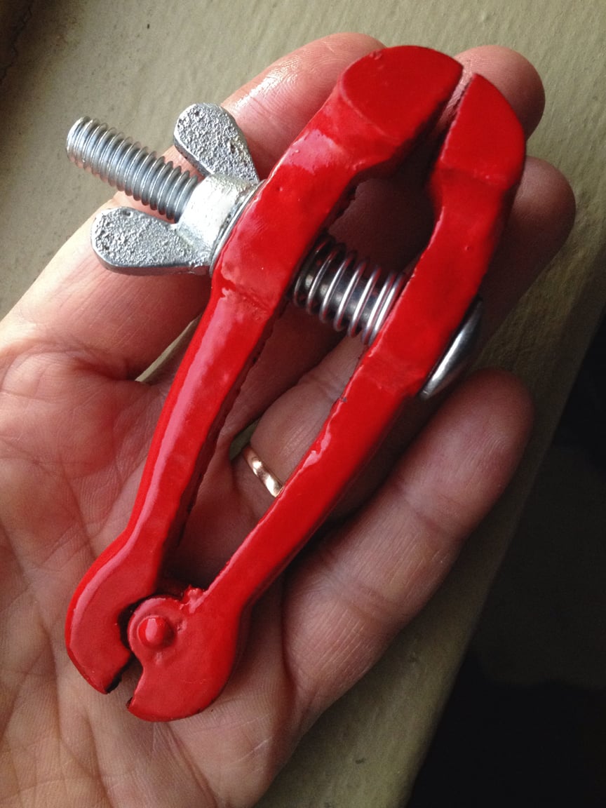 RivetMaking Steel Hand Vise 4" Keith Lo Bue's Stuffsmith Emporium.
