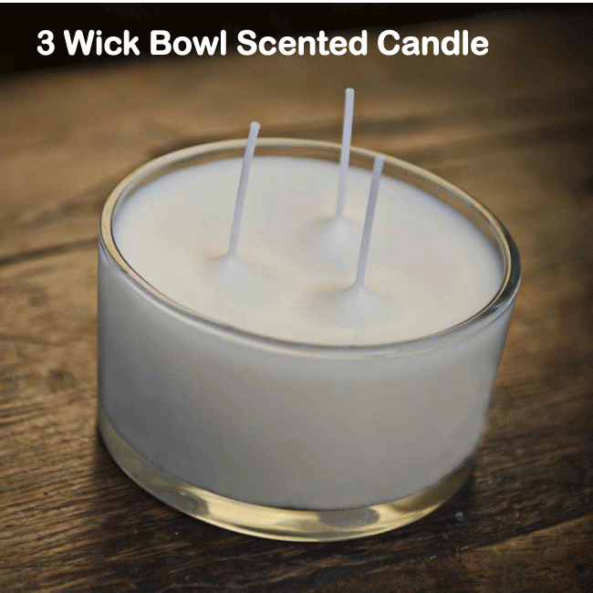 Image of Three Wick Bowl - Scented Candle