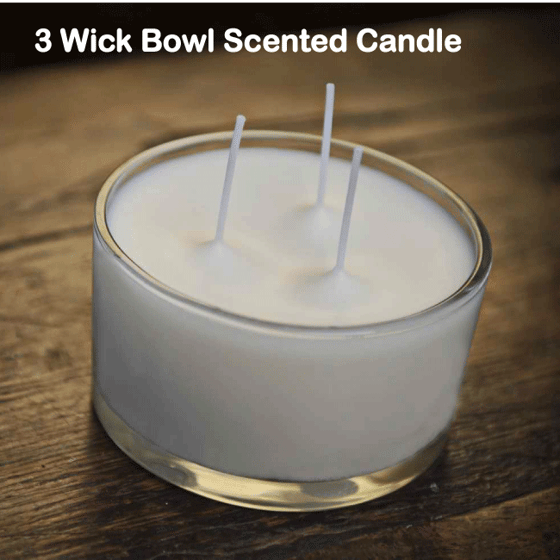 Image of Three Wick Bowl - Scented Candle