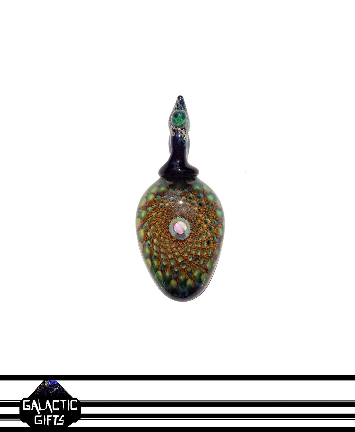 Image of Takao Miyake Opal Mandala Droplet Pendant 