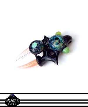 Image of Atsushi Sasaki & Big Z Opal Crescent Moon Space Key Coin Series Collab Banger Pendant