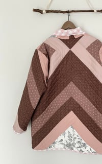 Image 5 of Dusty Pink Quilt Coat