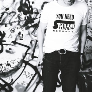 Image of You Need Speech Fewapy T-shirt - White (SFTEE001)