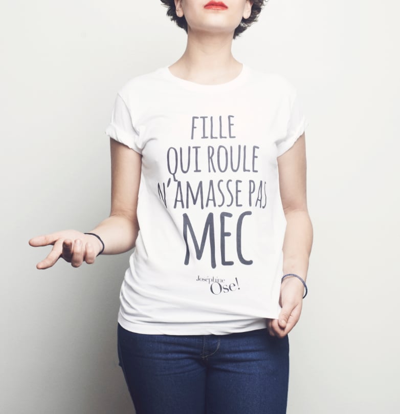 Image of T SHIRT " Fille qui roule"