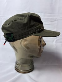 Image 3 of OLIVE PAINTERS CAP