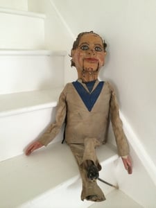 Image of Antique victorian ventriloquist doll puppet