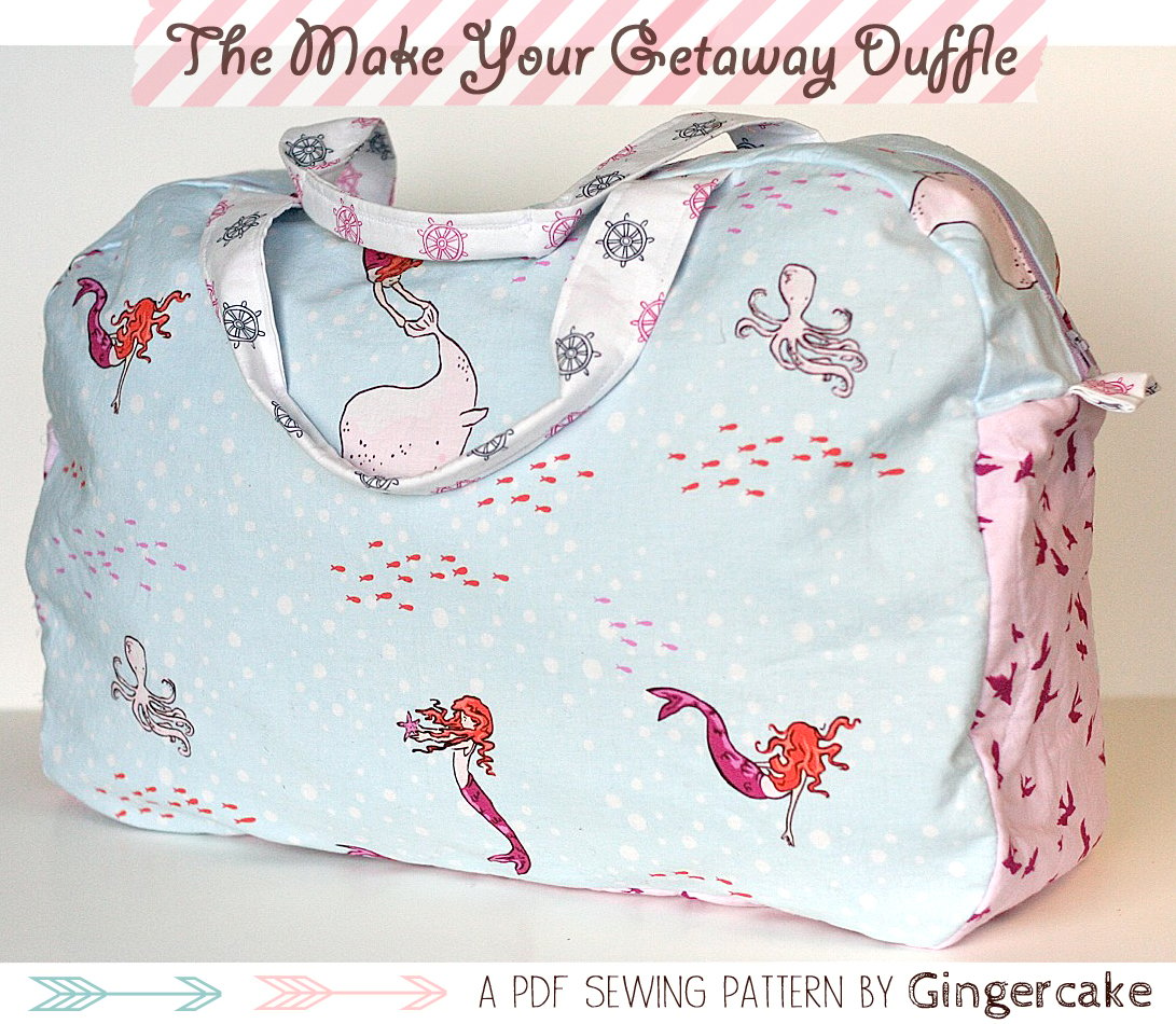 Image of Make Your Getaway Duffle Children and Adult Sizes PDF pattern!