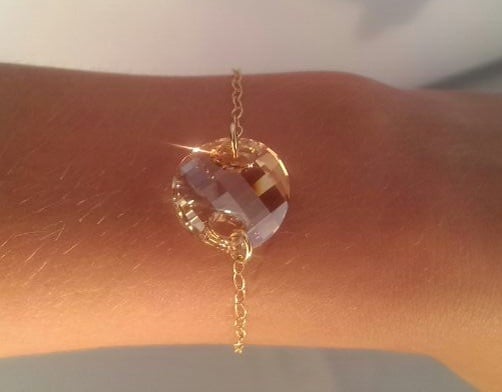 Image of Gold Kiss Shimmy Bracelet