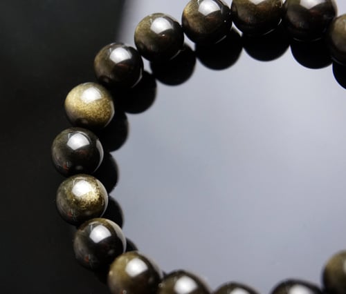Image of 金曜石 氣場手鏈 |Golden Obsidian Bracelet