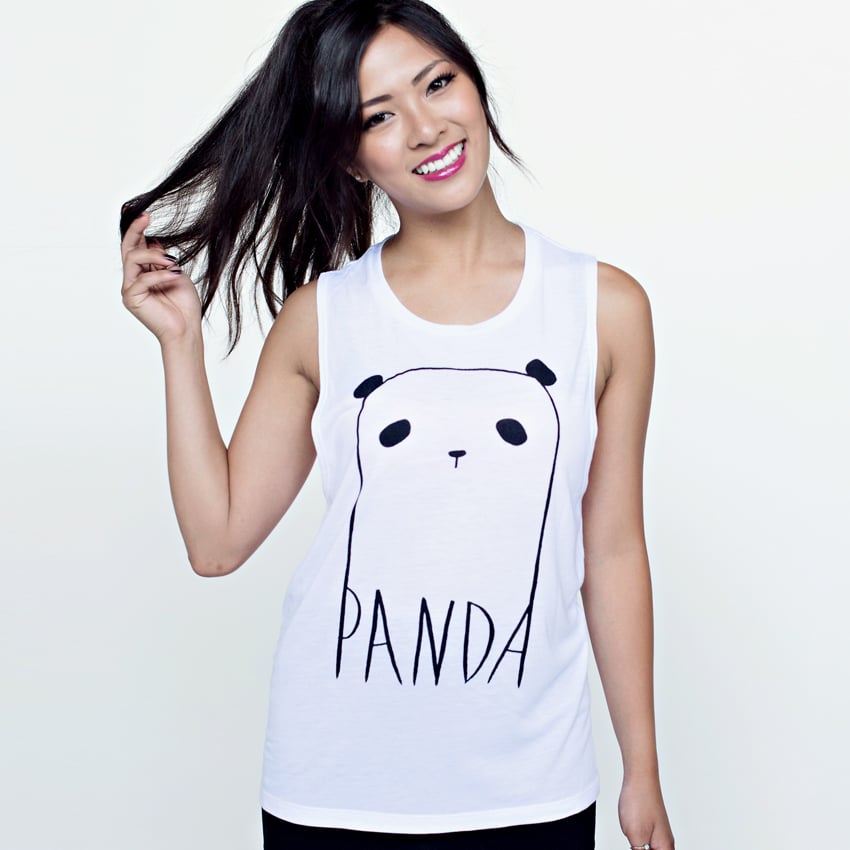 Image of "Ghost Panda" Muscle Tank