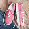Pink Sprinkles Women’s Lace-up Canvas Shoes