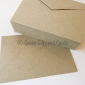 Image of 40 C6 Envelopes, 100% Recycled Brown Paper