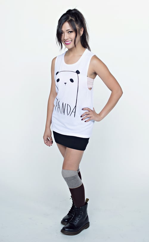 Image of "Ghost Panda" Muscle Tank