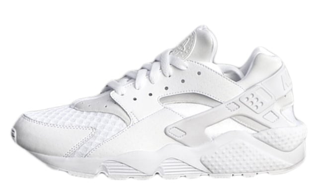 huarache platinum white