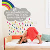 Life isn’t about waiting for the storm to pass Wall Decal
