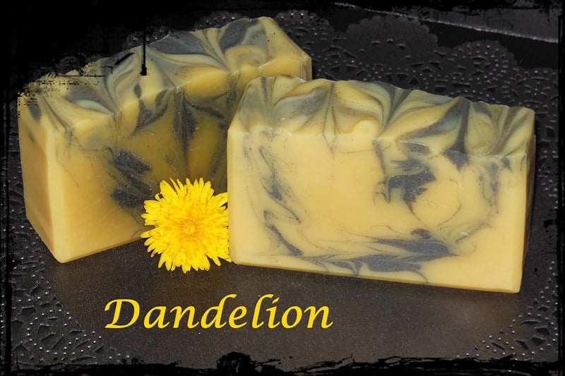 Image of all natural Dandelion goat milk soap