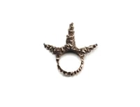 Image 2 of stone age trident ring