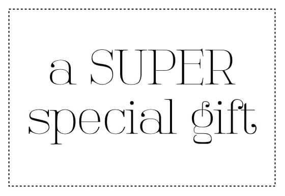 Image of a super special gift