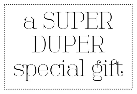 Image of a super duper special gift