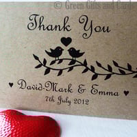 Image 5 of 20 'Thank You' Cards, 100% Recycled Paper