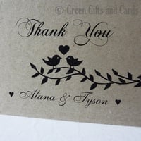 Image 2 of 20 'Thank You' Cards, 100% Recycled Paper