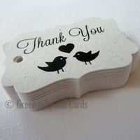 Image 1 of 100 Small Natural Off-White Gift Tags