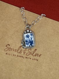 Image 2 of Blue Flowers Pendant
