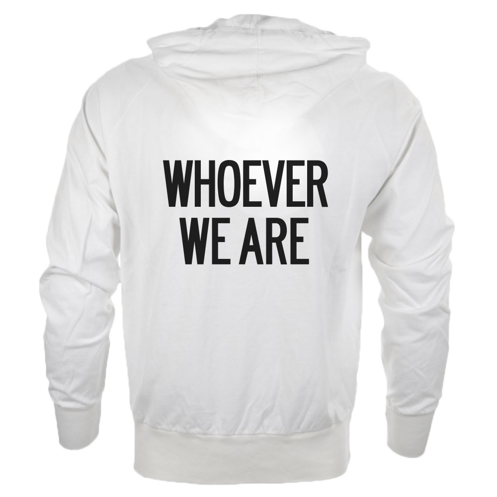 Image of 'WHOEVER WE ARE'  YOUTHFUL  [ZIP HOODIE // ONE SIZE]
