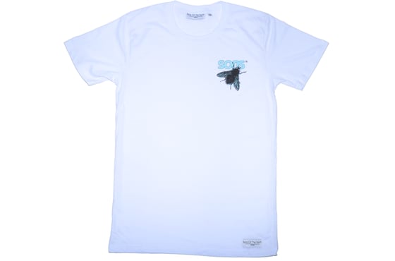 Image of Organic 'Return Of The Fly' White Tee