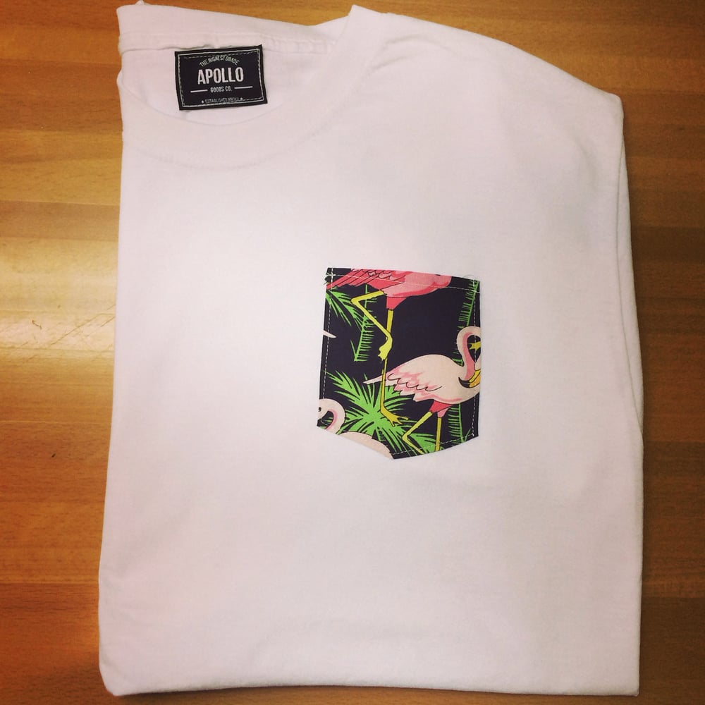 Image of Apollo Flamingo Pocket Tee