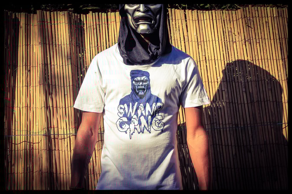 Image of Mens 'Swamp Gang' T-Shirt [White]